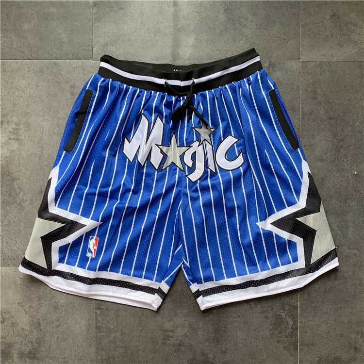 Cheap Men NBA 2021 Orlando Magic Blue Shorts 1